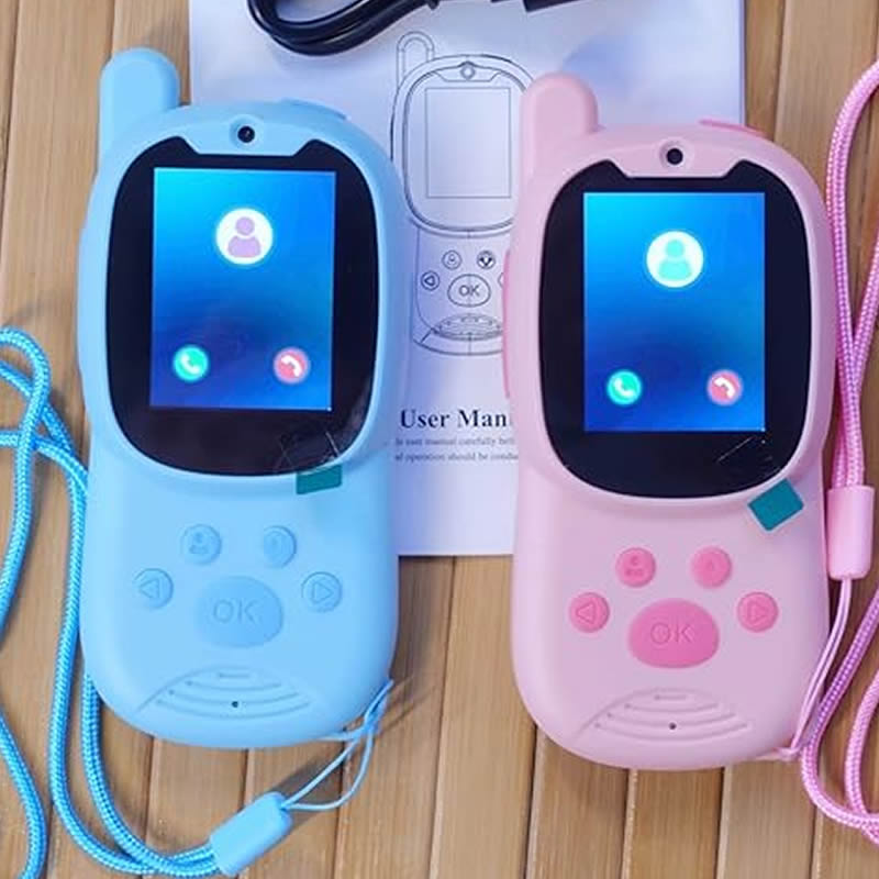 Smartwatch Watches Gift For Boys - トランシーバー かわいい 2 パック充電式子供用ビデオ 2 インチ高解像度スクリーンボイスチェンジャー子供用ギフト男の子女の子