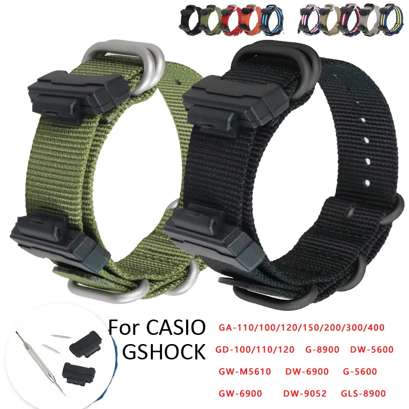 Casio Watch G-Shock Dw-5600 - ナイロン時計バンド カシオ G-SHOCK 時計ストラップ リストバンド カシオ