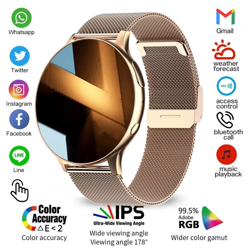 Smartwatch Timex Watches For Men - 2026 ホット販売 Amazfit Bluetooth 通話スマートウォッチ女性腕時計男性スポーツフィットネストラッカー心拍数スマートウォッチ Android
