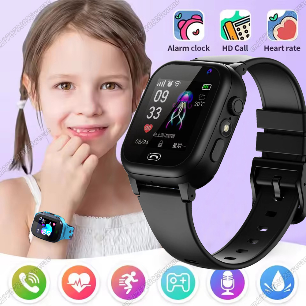 Smartwatch Watches Birthday Gift For Boys - 2026年新型ミニキッズフォン 4G SIMカード 2Gインターネット SOS位置情報 キッズスマートウォッチ