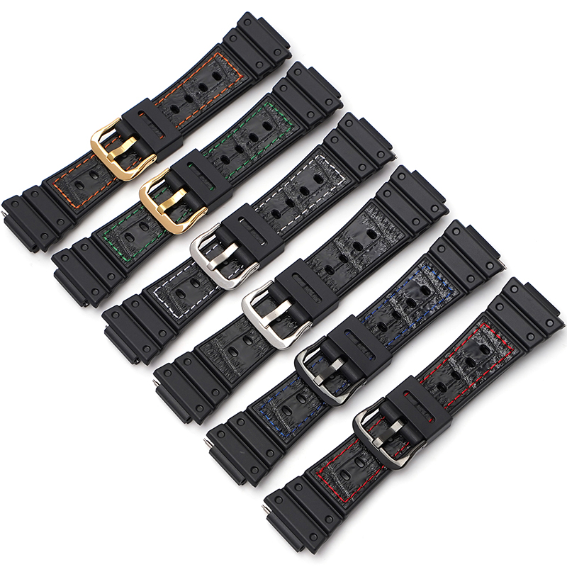 Casio Watch G-Shock Ga-2100 - Tpuラバーストラップforcio g-shock、クイックリリース樹脂シリコンウォッチバンド、16mm、GA-2100、DW-5600、GW-M5610、5000、DW-6900、G-5600