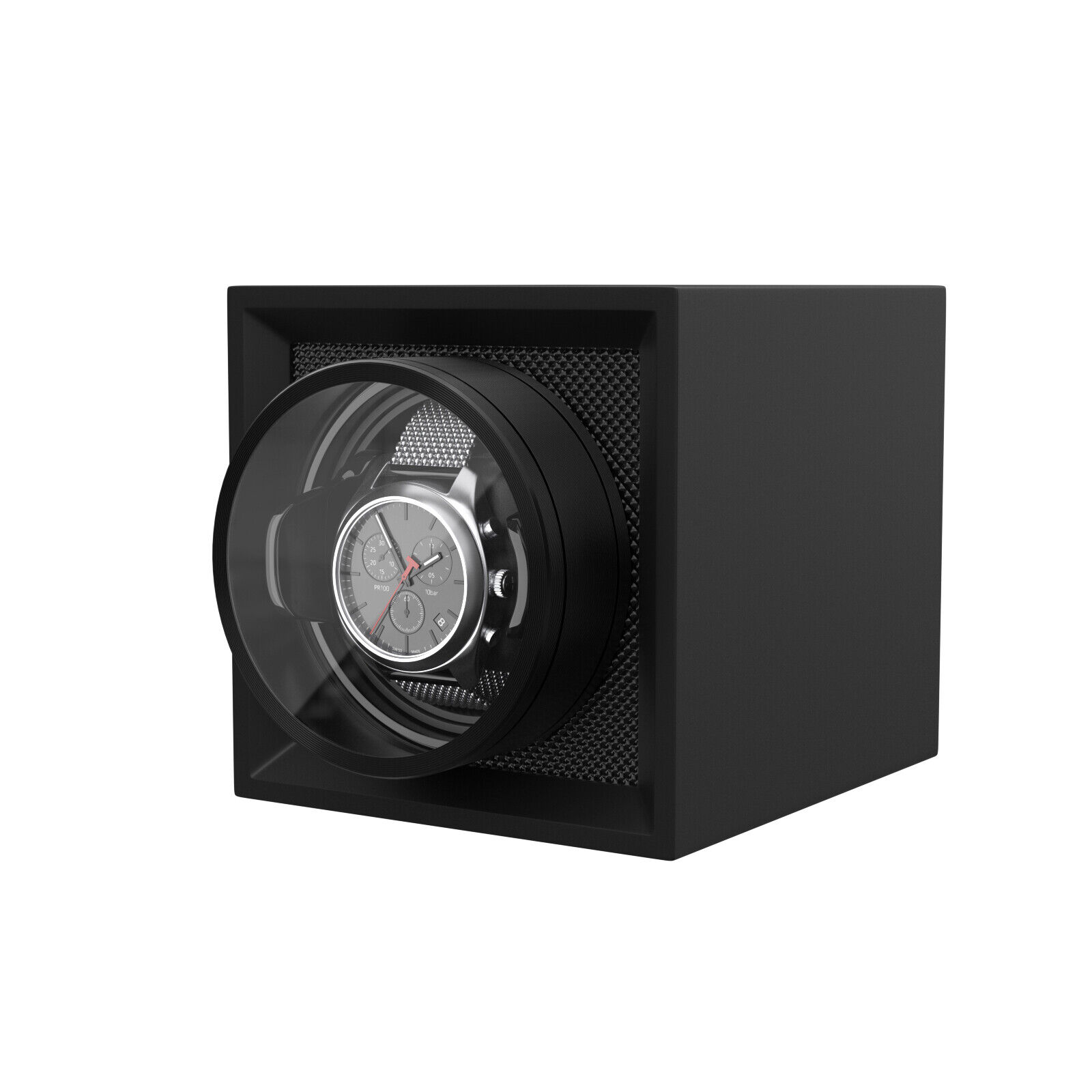 Watch Winder Single - シングルウォッチワインダー 防塵カバー付き USBまたは電池式 機械式時計用 日本製マブチモーター 理想的なギフト