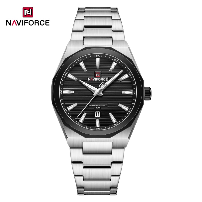 Smartwatch Sports Watches For Men - NAVIFORCE メンズ ミリタリー スポーツウォッチ 高級クォーツ腕時計 日付表示付き