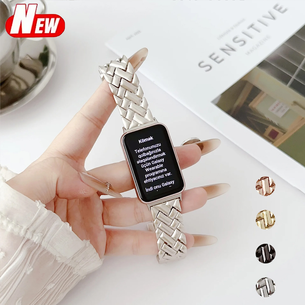 Smartwatch New Watches For Men - 新しいリストバンドメタルストラップサムスンギャラクシーフィット 3 バンド女性男性スマートウォッチブレスレット交換亜鉛合金ドレッシー時計バンド