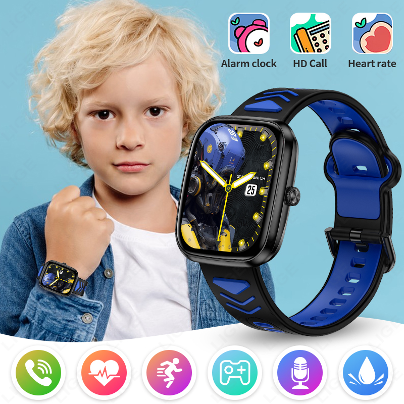 Smartwatch Watches Birthday Gift For Boys - LIGE 2026 子供用スマートウォッチ 新登場 BT通話 HDタッチスクリーン