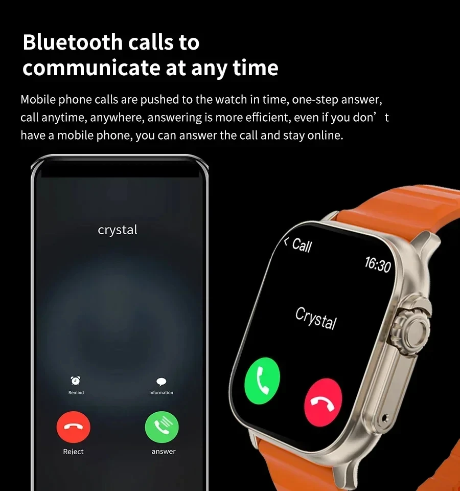 新型腕時計 T10 ウルトラ スマートウォッチ 49mm 2 - Smartwatch New Watches For Men のレビューと価格