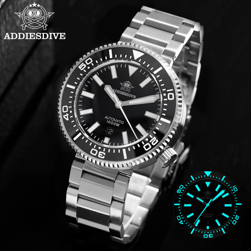 ADDIESDIVE メンズ高級腕時計 1000 メートルダ - Seiko Watch 5 Sports のレビューと価格