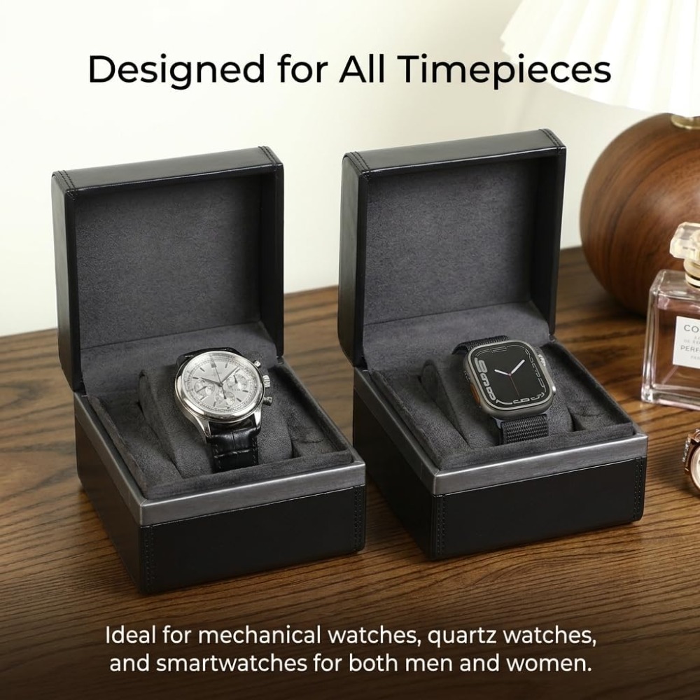高級シングルウォッチボックス：プレミアムマイクロファイバーレ - Smartwatch Premium Watches For Women のレビューと価格