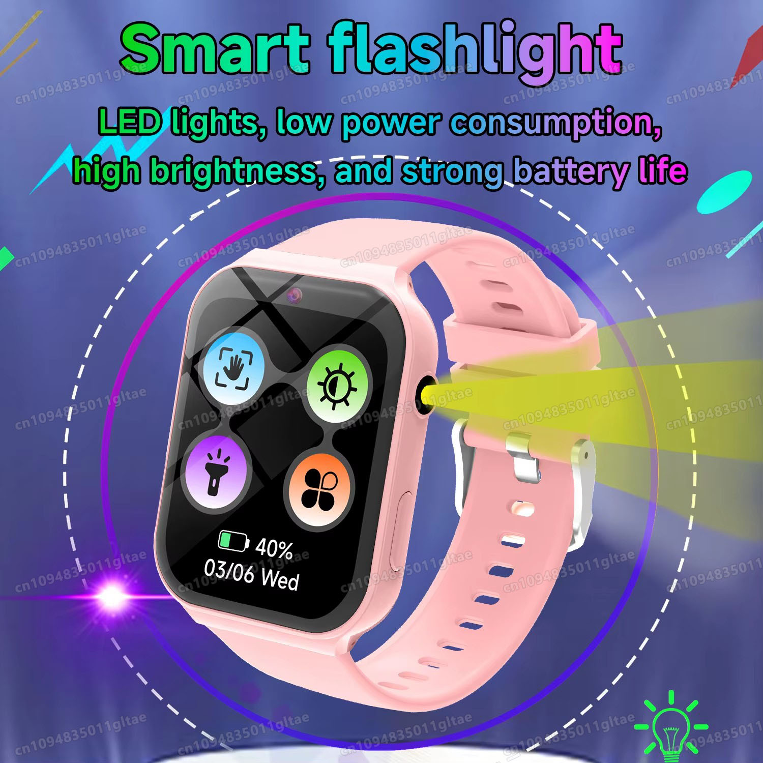 子供向け新型スマートウォッチ HDカメラ フラッシュライト  - Smartwatch Watches Birthday Gift For Boys のレビューと価格