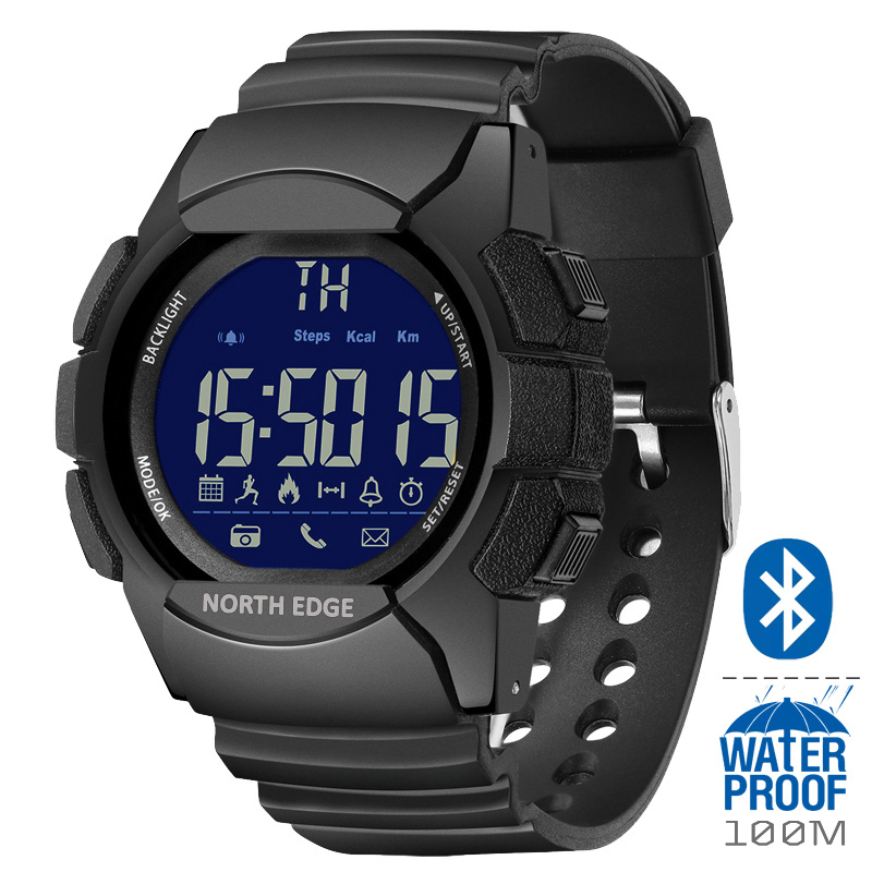 NORTH EDGE AK 100M 防水アウトドアスポーツ - Smartwatch Sports Watches For Men のレビューと価格