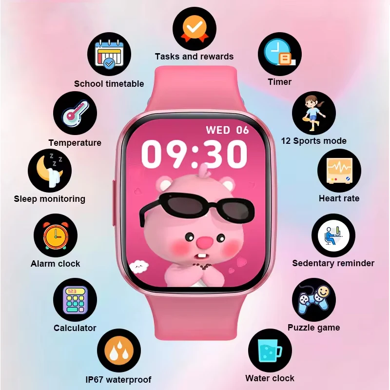 学生スマートウォッチキッズボーイチャイルドウォッチ教育スマー - Smartwatch Watches Birthday Gift For Boys のレビューと価格