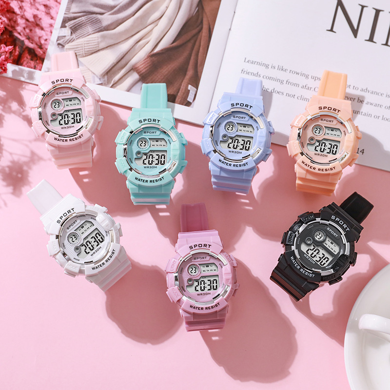ファッションキッズ腕時計発光防水スポーツデジタル腕時計目覚ま - Smartwatch Watches Gift For Boys のレビューと価格