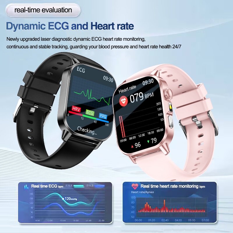 新型メンズ感情診断スマートウォッチ ECG+HRV 血液脂質 - Smartwatch New Watches For Men のレビューと価格