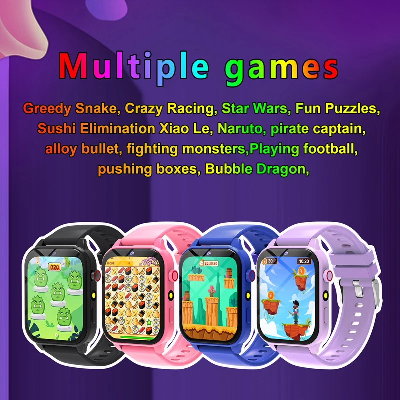 キッズゲームスマートウォッチ懐中電灯防水 HD カメラ睡眠ト - Smartwatch Watches Gift For Boys のレビューと価格