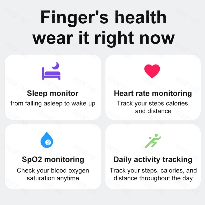 リング R08 Qring 女性用男性用メッセージ通知リモコ - Smartwatch Sports Watches For Men のレビューと価格