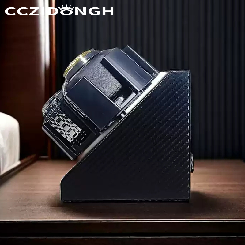 3+0 ウォッチワインダー レザー製自動巻き時計ボックス ウ - Watch Winder Single のレビューと価格