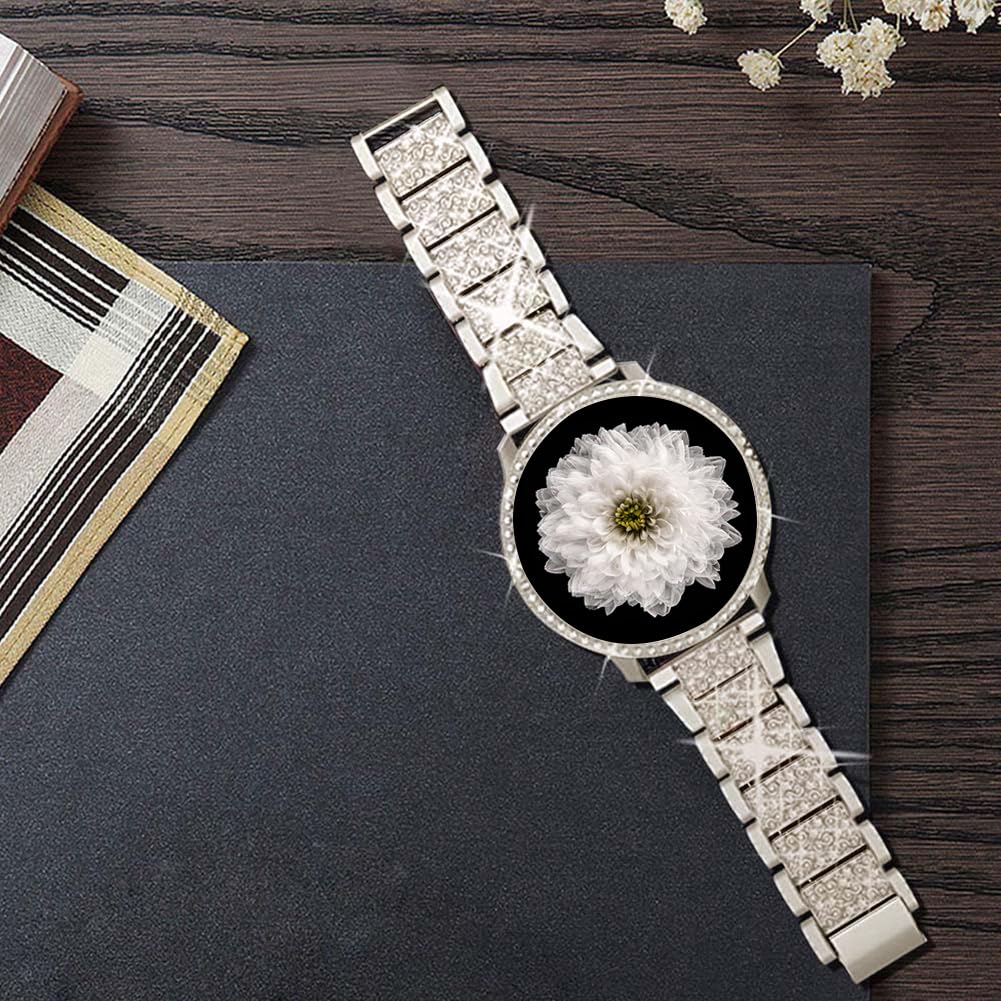 プレミアムダイヤモンド交換用腕時計バンド Samsung G - Smartwatch Premium Watches For Women のレビューと価格