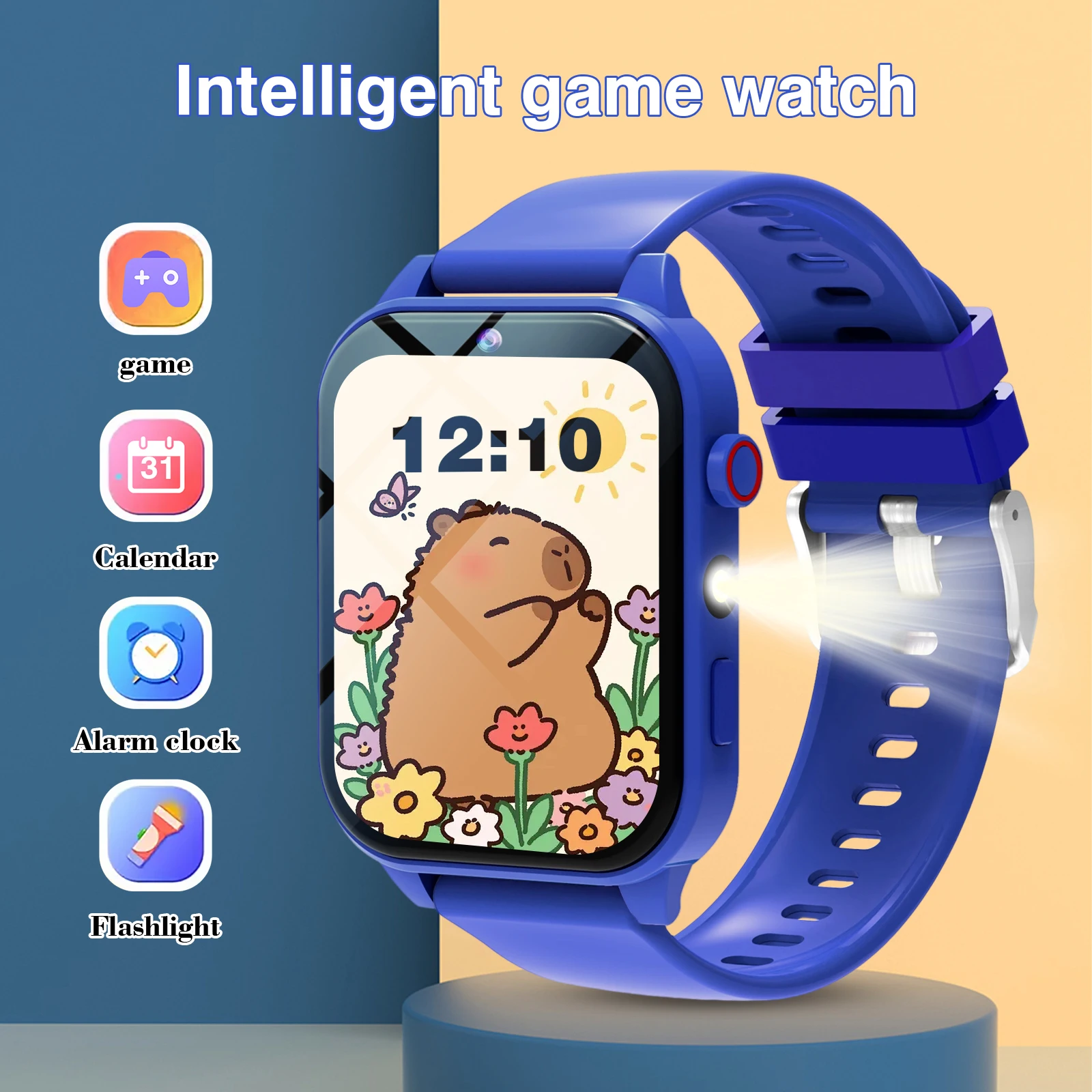 キッズスマートウォッチ 18 ゲーム カメラ 防水 懐中電灯 - Smartwatch Watches Gift For Boys のレビューと価格