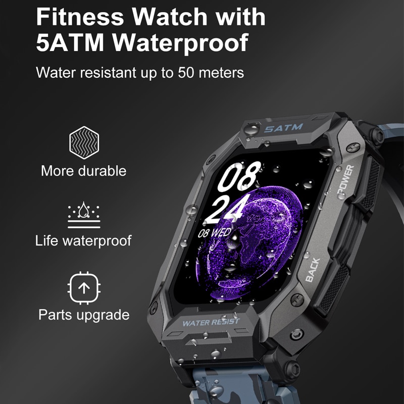 LIGE 新しいスマートウォッチ男性用 Bluetooth  - Smartwatch Timex Watches For Men のレビューと価格