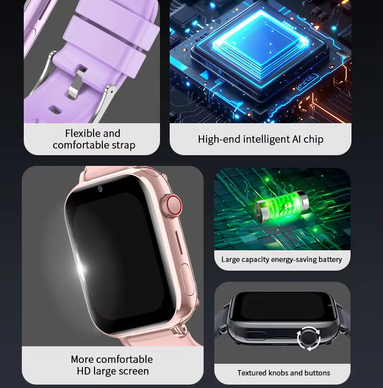 紛失防止アラート、心拍数、血圧、体温モニタリング機能付き 4 - Smartwatch Watches For Kids Sale のレビューと価格