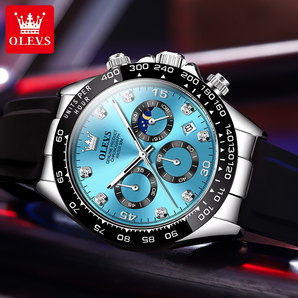 OLEVS 2875 メンズ腕時計オリジナルスポーツ防水夜光 - Smartwatch Sports Watches For Men のレビューと価格
