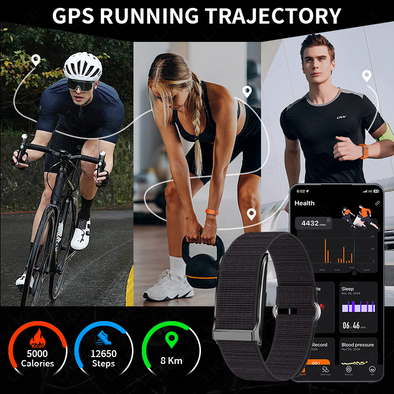 LIGE 100+ スポーツフィットネストラッカースマートブ - Smartwatch Sports Watches For Men のレビューと価格