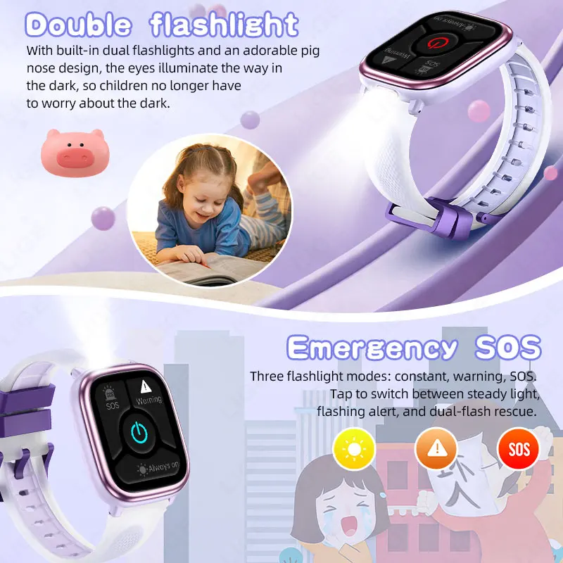 LIGE スマートウォッチ子供用少年子供用腕時計学生教育スマ - Smartwatch Watches Birthday Gift For Boys のレビューと価格