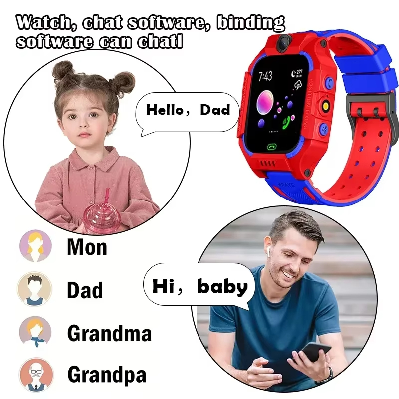 Lenov 5G子供用カメラスマートウォッチ GPS位置情報 - Smartwatch Watches Gift For Boys のレビューと価格