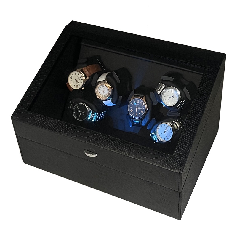 ウォッチワインダー自動時計ボックス静かなモーター USB L - Watch Winder Single のレビューと価格