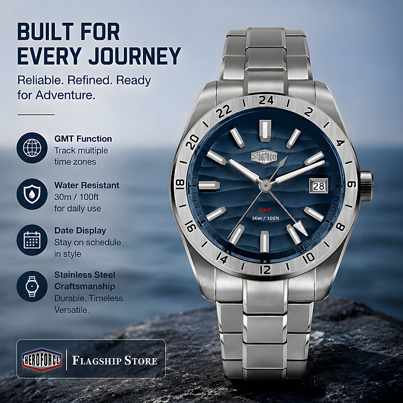 HEROFORCE 新しい防水発光クォーツ時計高品質の高級絶 - Smartwatch New Watches For Men のレビューと価格